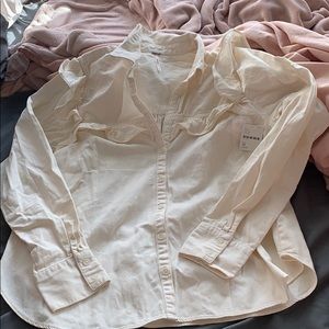 Free people cream long sleeve